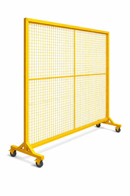Heavy-Duty MS Movable Mesh Barricade with Wheels